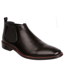 Botín Para Hombre Cuero /Elastano Twist Negro Hush Puppies