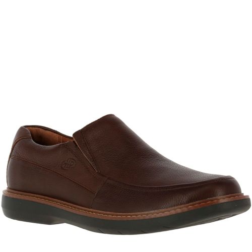 Zapato Para Hombre Cuero Oregon Café Oscuro Hush Puppies
