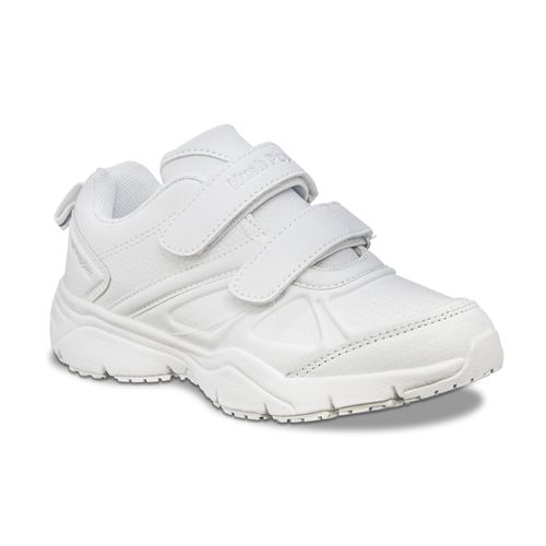 Zapatilla Escolar Runner 2 Velcros Blanca Unisex Hush Puppies