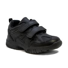 Zapatilla Escolar Race 2 Velcros Negra Unisex Hush Puppies