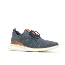 Zapato Para Hombre Textil Advance Knit Laceup Navy Hush Puppies