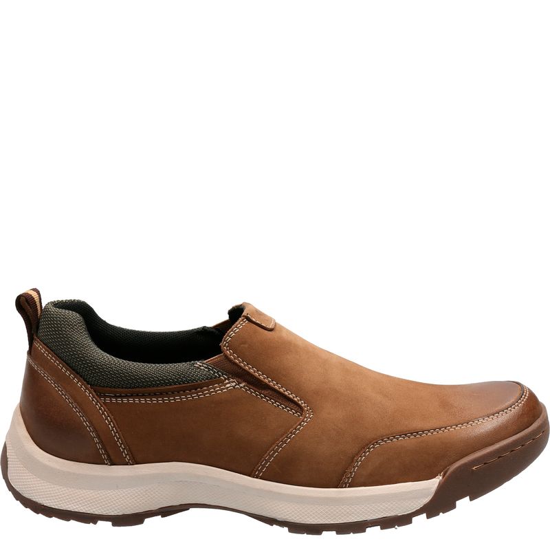 HUSH PUPPIES Zapato Casual Hombre Cuero Café Hush Puppies