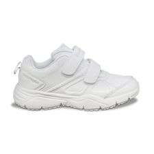 Zapatilla Escolar Runner 2 Velcros Blanca Unisex Hush Puppies