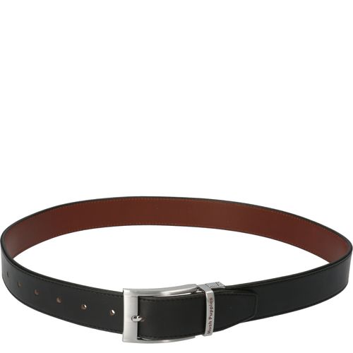 Correa Para Hombre Cuero Reversible Negro Hush Puppies