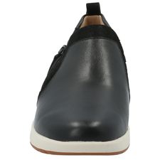 Slip On Para Mujer Cuero Spinal Slip On Negro Hush Puppies