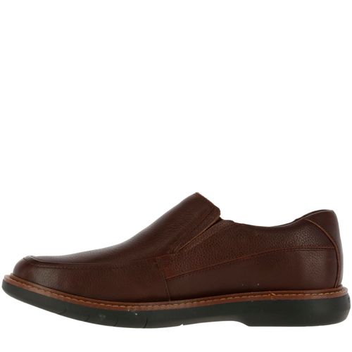 Zapato Para Hombre Cuero Oregon Café Oscuro Hush Puppies