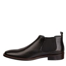 Botín Para Hombre Cuero /Elastano Twist Negro Hush Puppies