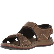 Sandalia Para Hombre Textil/Cuero Baltic Marron Hush Puppies