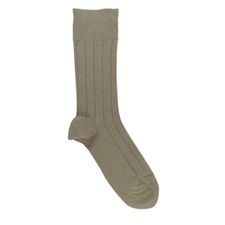 Media Para Hombre Algodón/Spandex Co Nontight Broadrib Gris Hush Puppies