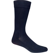 Media Para Hombre Algodón/Spandex Co Plain Cushionfoot Azul Hush Puppies