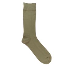 Media Para Hombre Algodón/Spandex Co Plain Cushionfoot Beige/Crudo Hush Puppies