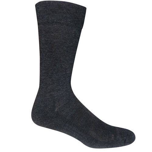 Media Para Hombre Algodón/Spandex Co Techbusness Plain Gris Hush Puppies