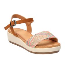 Sandalia Para Mujer Sintético Leonor Multicolor Hush Puppies