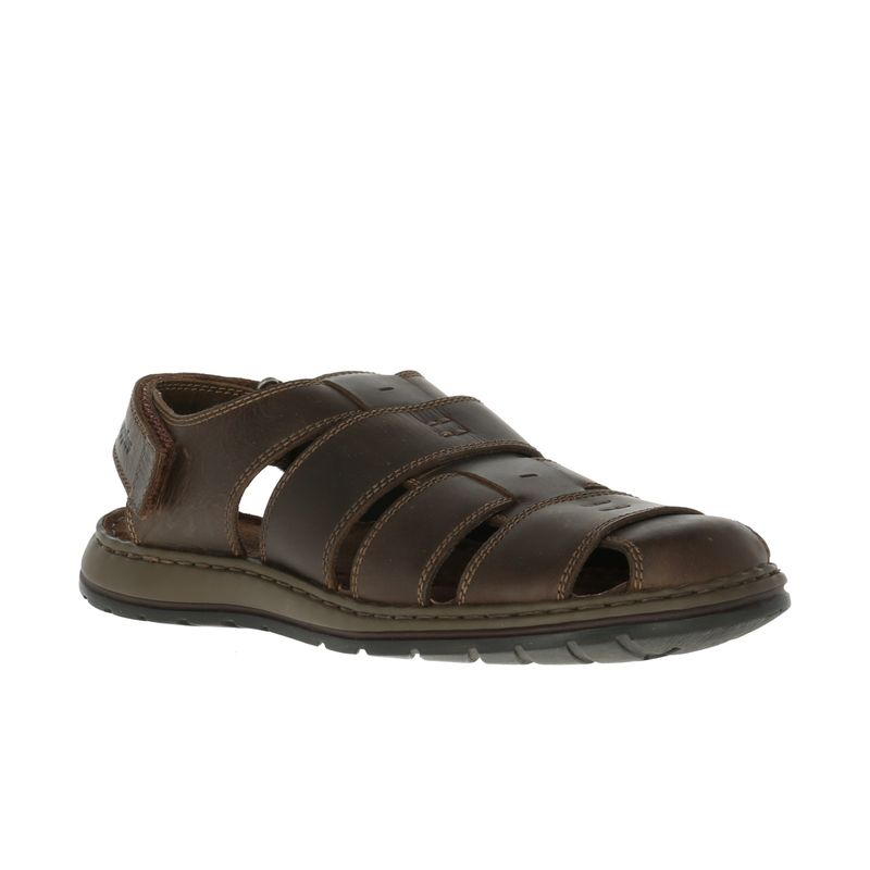 Sandalia-Para-Hombre-Cuero-Caspian-Cafe-Hush-Puppies