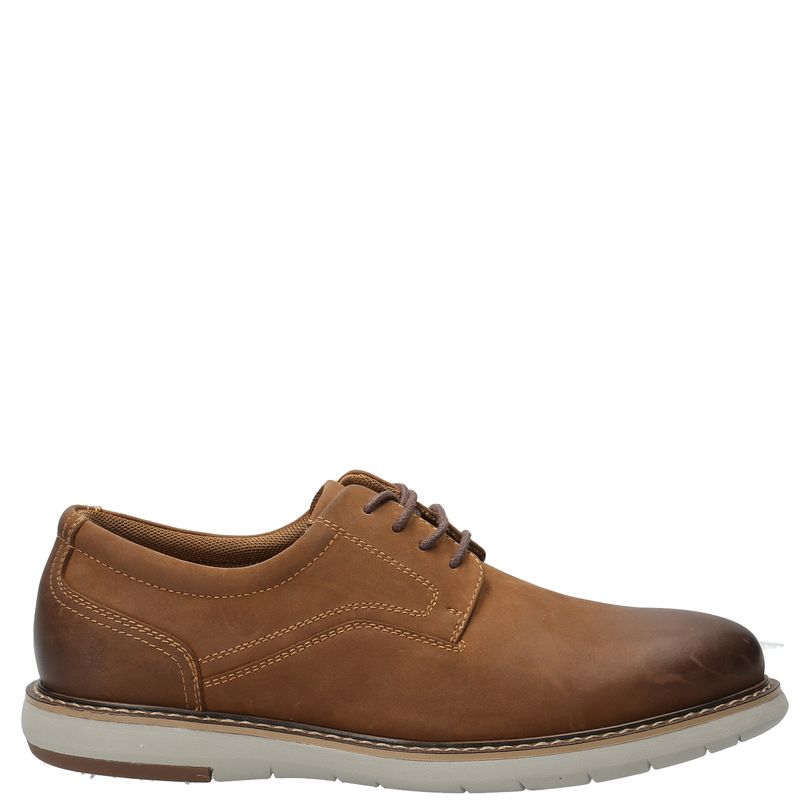 HUSH PUPPIES Zapato Casual Hombre Cuero Café Hush Puppies