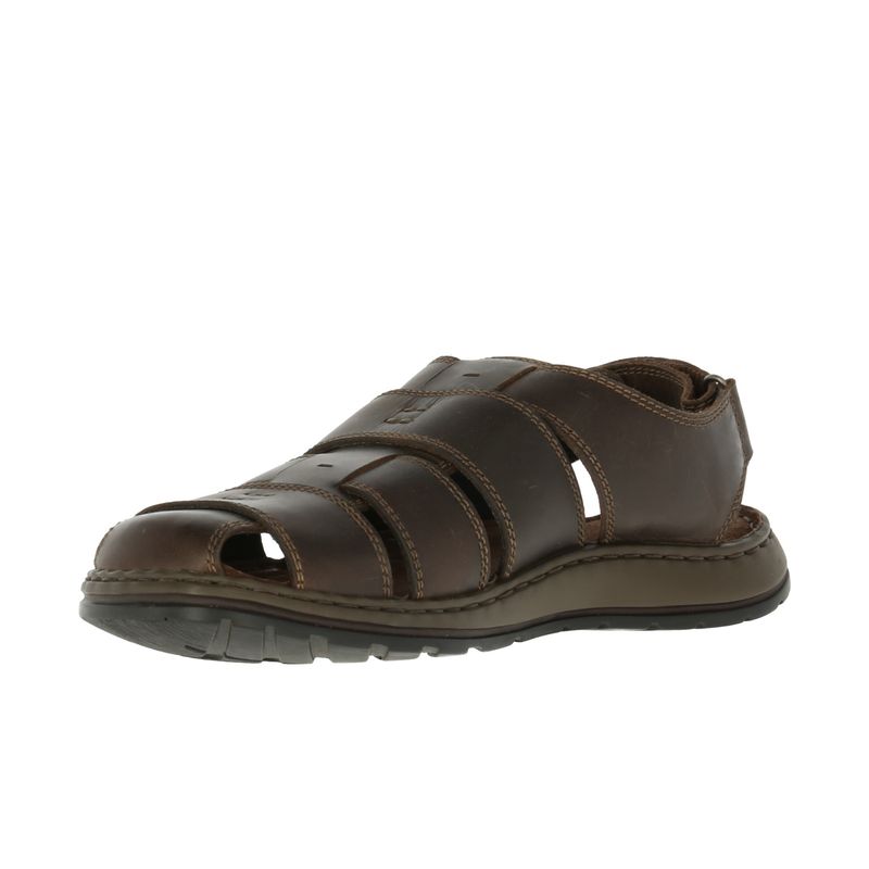 Sandalia-Para-Hombre-Cuero-Caspian-Cafe-Hush-Puppies