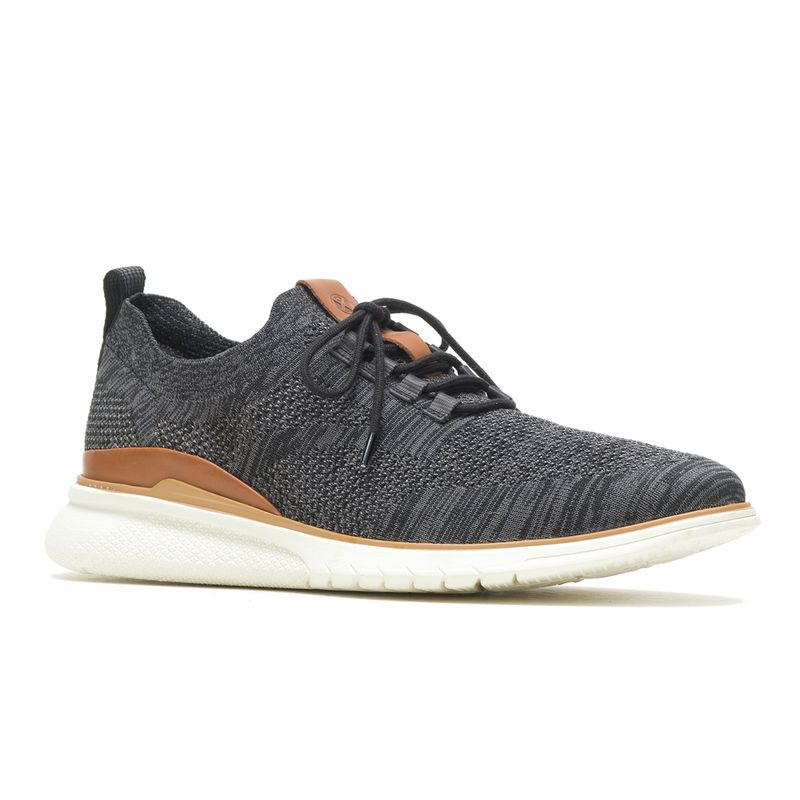 Zapato-Para-Hombre-Textil-Advance-Knit-Laceup-Negro-Hush-Puppies