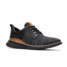 Zapato Para Hombre Cuero Advance Hybrid Lace Latam Negro Hush Puppies