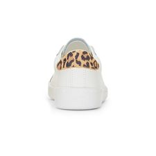 Zapatilla Para Mujer Cuero Ace Leather Leo Heel Blanco Keds