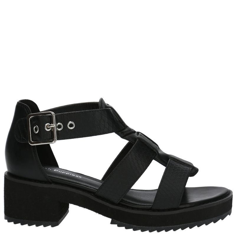 Sandalia-Para--Niña-Sintetico-Rudy-Negro-Hush-Puppies