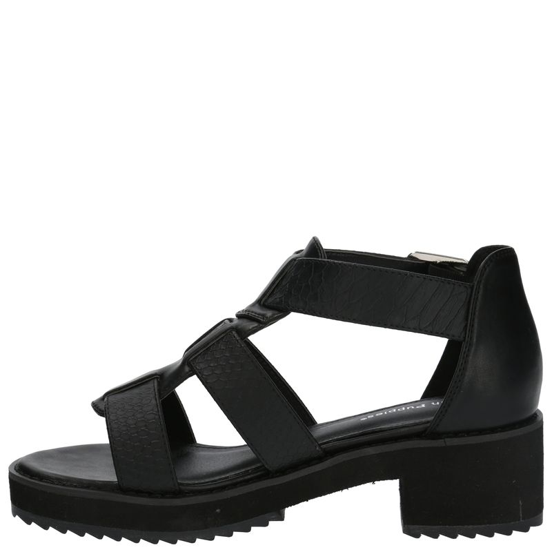 Sandalia-Para--Niña-Sintetico-Rudy-Negro-Hush-Puppies