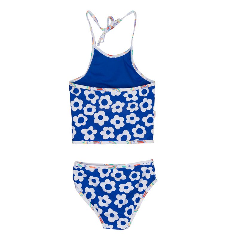 Bikini-Para--Niña-Poliamida-Elastano-Flower-Azul-Hush-Puppies-Kids