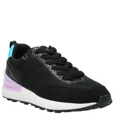 Zapatilla Para Mujer Cuero/Poliester Stella Negro Hush Puppies