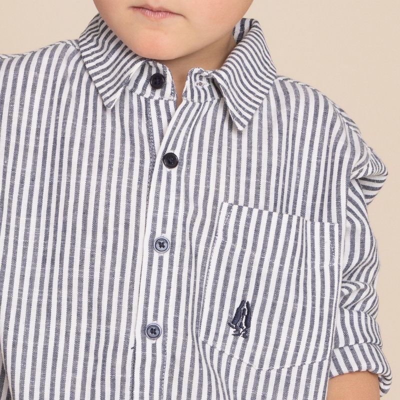 Camisa-Manga-Larga-Para-Niño-Algodon-Shi-Collie-Gris-Hush-Puppies-Kids