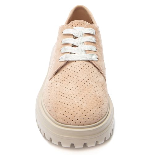 Mocasín Para Mujer Suede Lia Rosado Hush Puppies