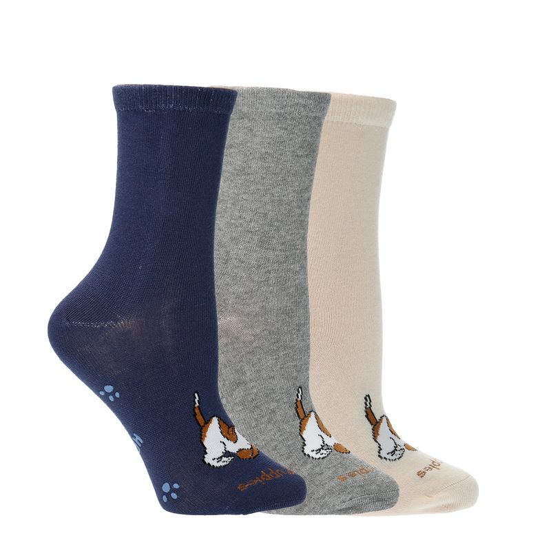 Calcetin-Para-Niño-Algodon---Spandex-Pack-Classicdog-Multicolor-Hush-Puppies