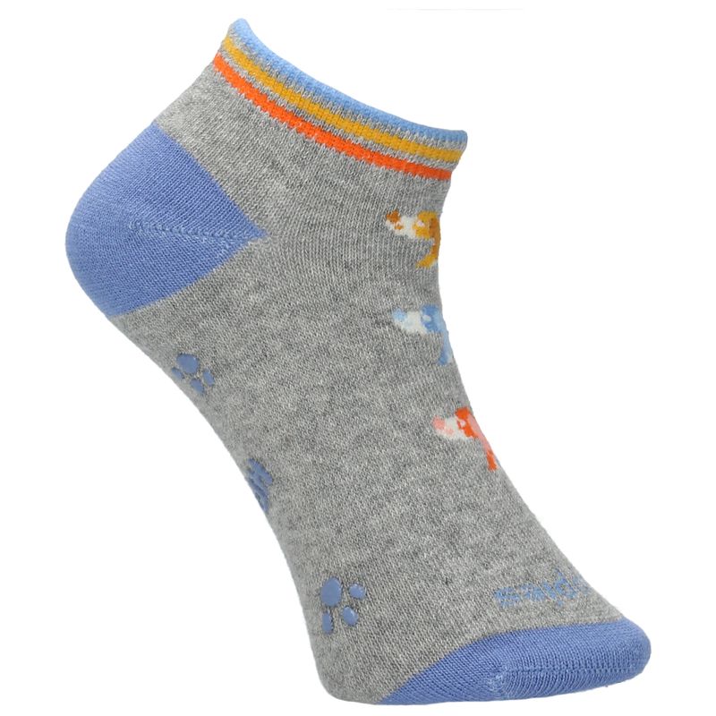 Calcetin-Para-Niño-Algodon---Spandex-Ped-Dogs-Gris-Hush-Puppies