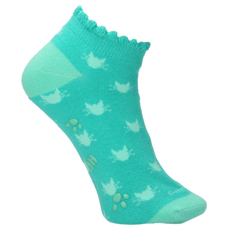 Calcetin-Para-Niña-Algodon---Spandex-St-Ped-Cats-Azul-Hush-Puppies