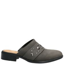 Zapato Para Mujer Cuero Lancaster gris  Oscuro Hush Puppies