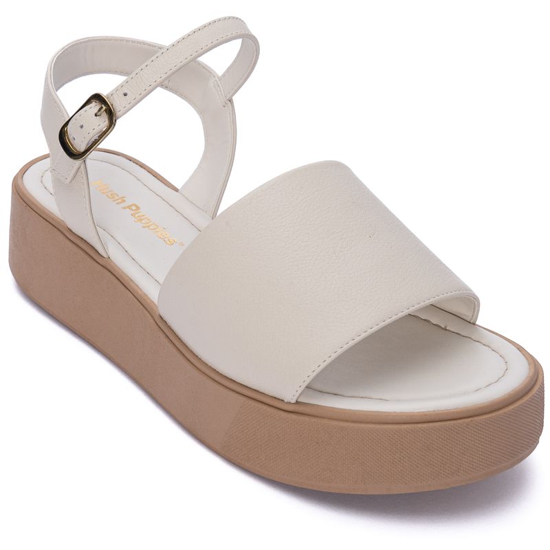 Sandalia-Para-Mujer-Cuero-Mikela-Blanco-Hush-Puppies-