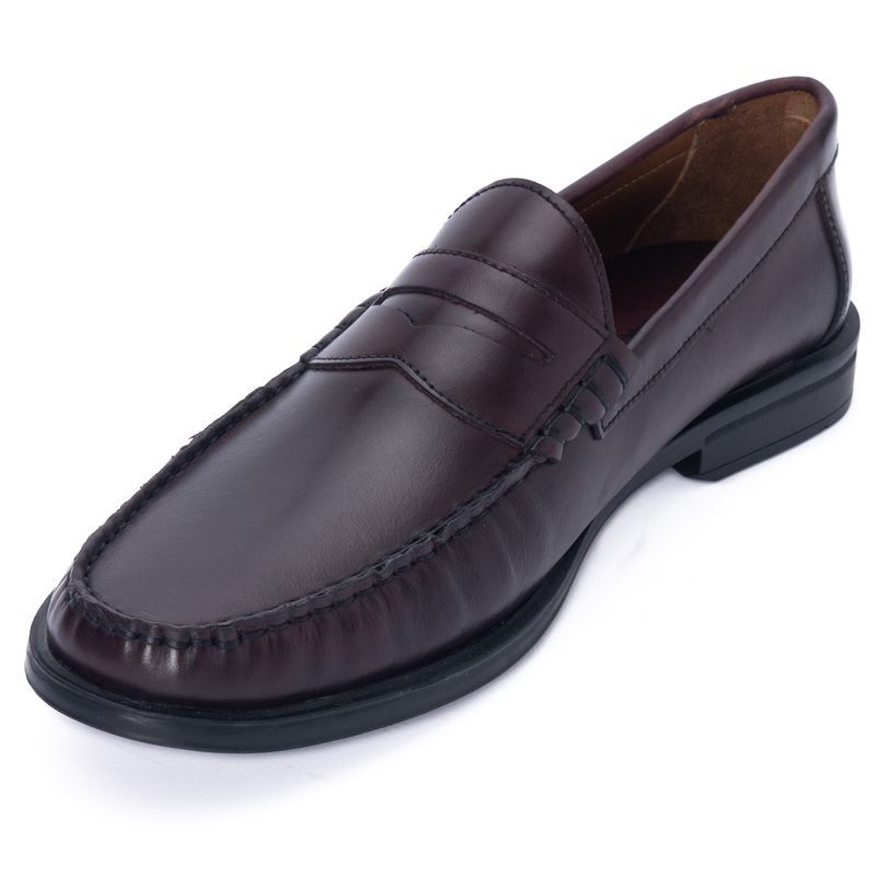 Zapato-Para-Hombre-Cuero-Moritz-Burgundy-Hush-Puppies-
