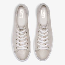 Zapatilla Textile Mujer Triple Kick Metallic Textile Dorado Keds