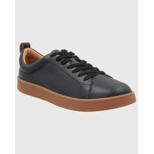 Zapatilla Para Mujer Cuero Tottem Negro Hush Puppies