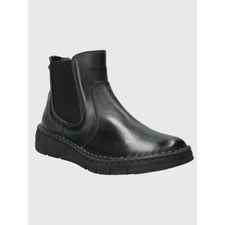 Botín Para Mujer Cuero/Poliester Craven Negro Hush Puppies
