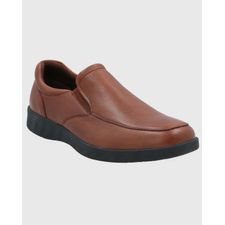 Zapato Para Hombre Cuero Spinal Urban Marrón Hush Puppies