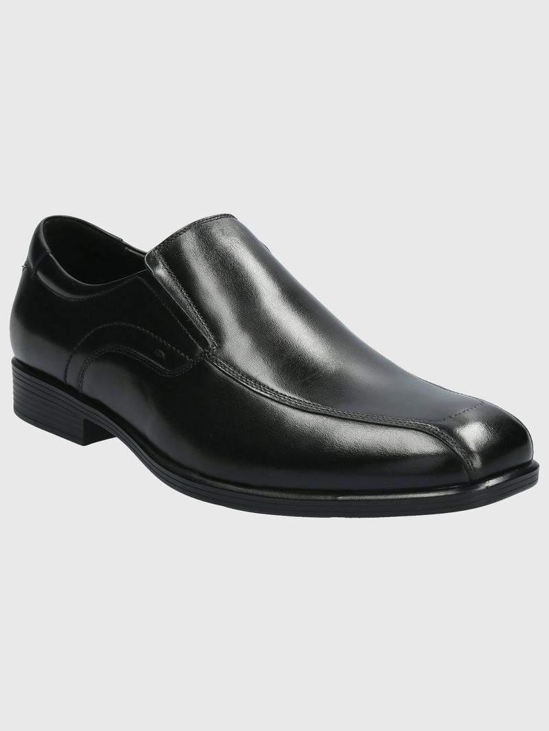 Zapato-Para-Hombre-Cuero-Strand-Negro-Hush-Puppies