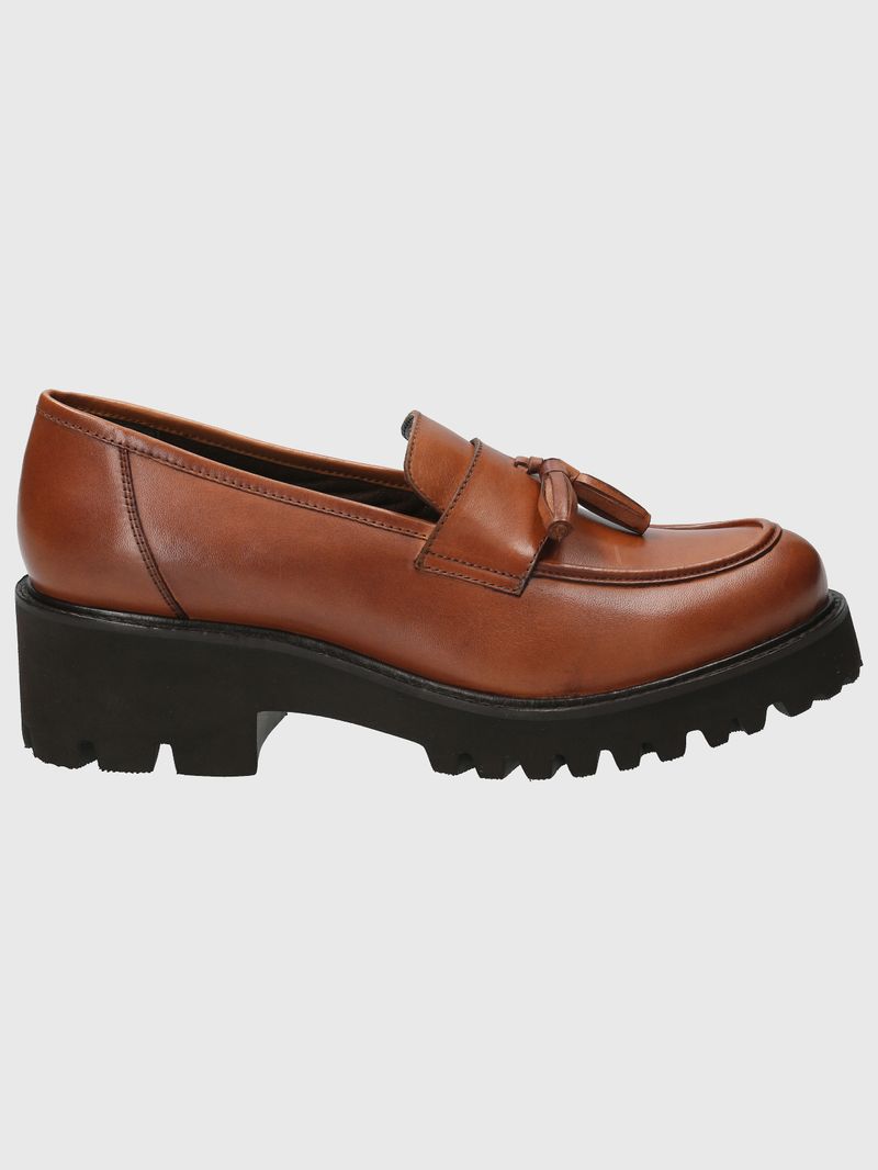 Mocasin-Para-Mujer-Cuero-Clov-Marron-Hush-Puppies