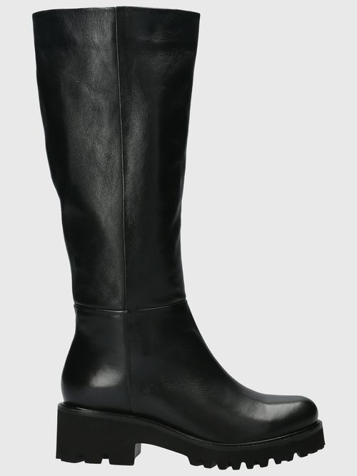 Bota Para Mujer Cuero Blissful Negro Hush Puppies