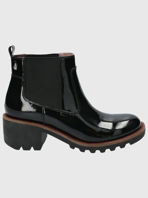 Botín Para Mujer Poliuretano Sula Chelsea Negro Hush Puppies