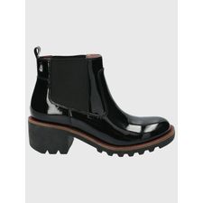 Botín Para Mujer Poliuretano Sula Chelsea Negro Hush Puppies