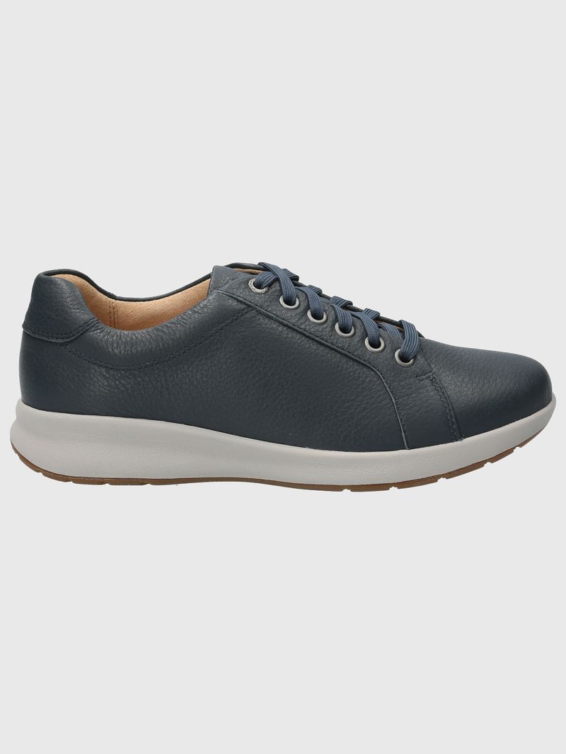 Zapatilla-Para-Mujer-Cuero-Spinal-Laceup-Azul-Hush-Puppies