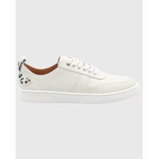 Zapatilla Para Mujer Cuero Lilem Blanco Hush Puppies