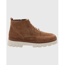 Botín Para Mujer Cuero Ruffen Marrón Hush Puppies