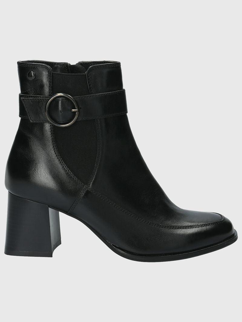 Botin-Para-Mujer-Cuero-Poliester-Denhall-Negro-Hush-Puppies