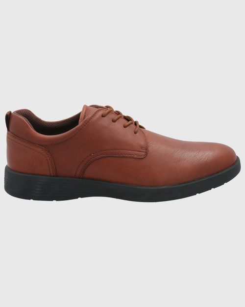 Zapato Para Hombre Cuero Spinal Town Marrón Hush Puppies