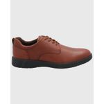 Zapato-Para-Hombre-Cuero-Spinal-Town-Marron-Hush-Puppies